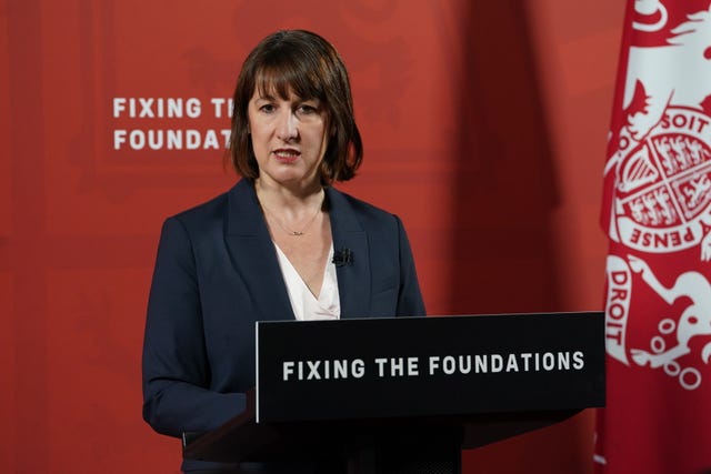 Chancellor Rachel Reeves 